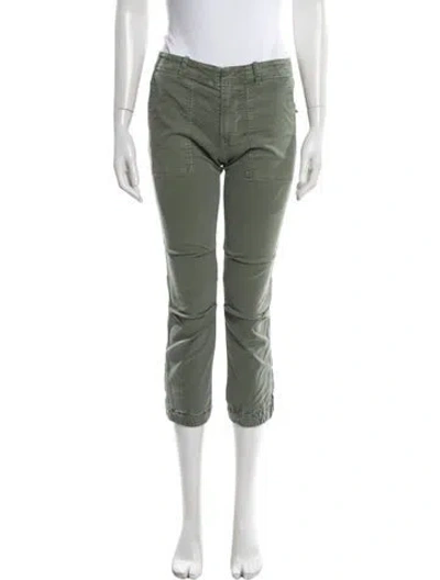 Pre-owned Nili Lotan Straight Leg Pants In Green
