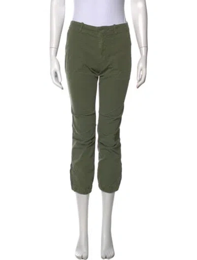 Pre-owned Nili Lotan Straight Leg Pants In Green