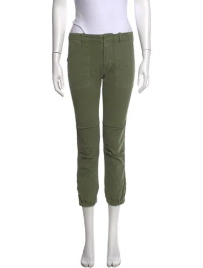 Pre-owned Nili Lotan Straight Leg Pants In Green