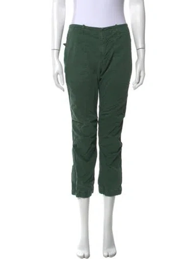 Pre-owned Nili Lotan Straight Leg Pants In Green