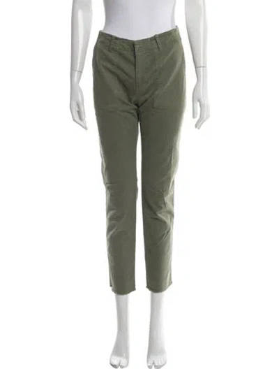 Pre-owned Nili Lotan Straight Leg Pants In Green