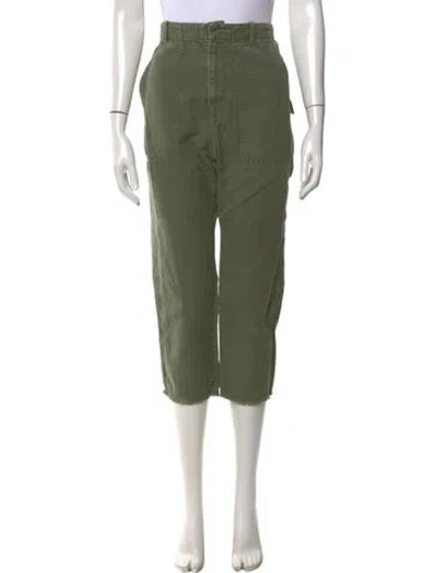 Pre-owned Nili Lotan Straight Leg Pants In Green
