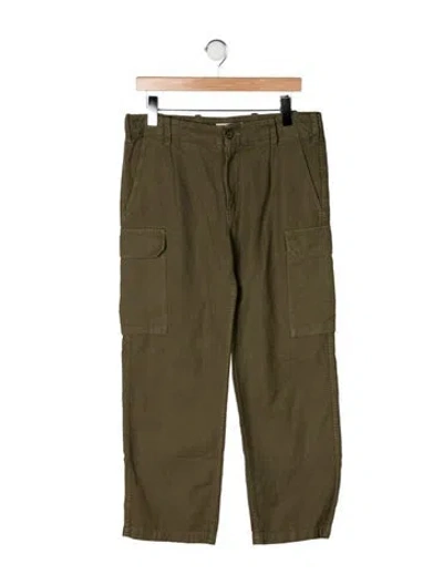 Pre-owned Nili Lotan Straight Leg Pants In Green