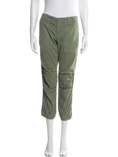 Pre-owned Nili Lotan Straight Leg Pants In Green