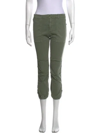 Pre-owned Nili Lotan Straight Leg Pants In Green