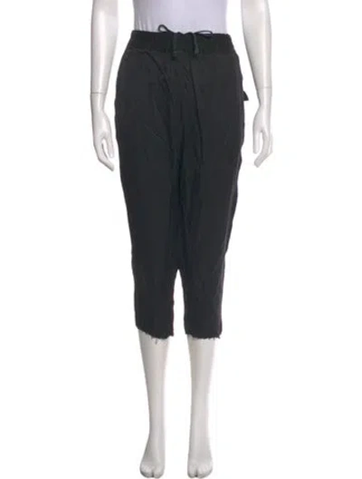 Pre-owned Nili Lotan Straight Leg Pants In Grey