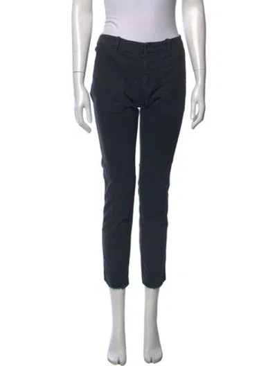 Pre-owned Nili Lotan Straight Leg Pants In Grey