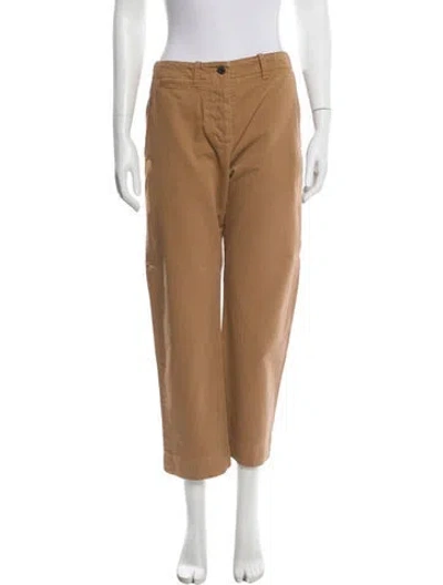 Pre-owned Nili Lotan Straight Leg Pants In Neutral