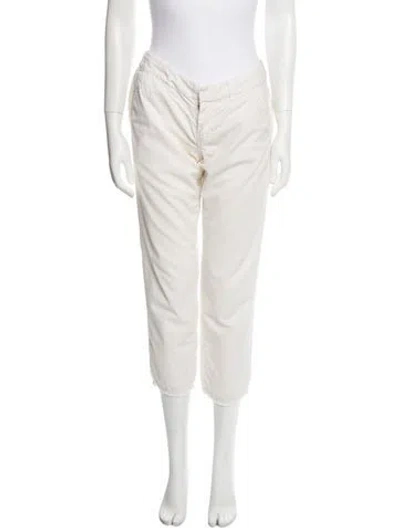 Pre-owned Nili Lotan Straight Leg Pants In Neutral