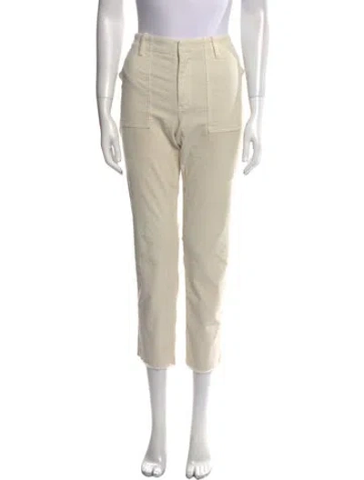 Pre-owned Nili Lotan Straight Leg Pants In Neutral