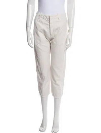 Pre-owned Nili Lotan Straight Leg Pants In Neutral