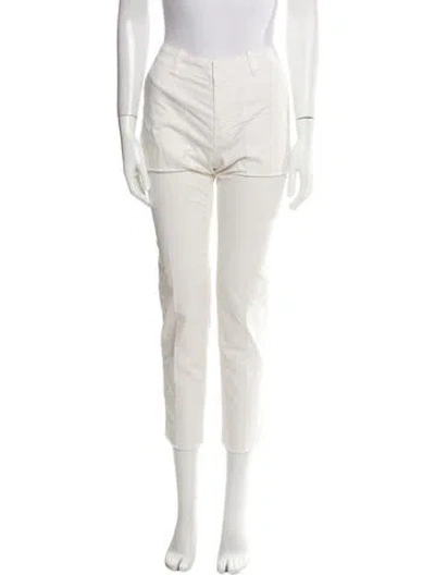 Pre-owned Nili Lotan Straight Leg Pants In Neutral