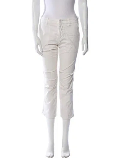 Pre-owned Nili Lotan Straight Leg Pants In Neutral