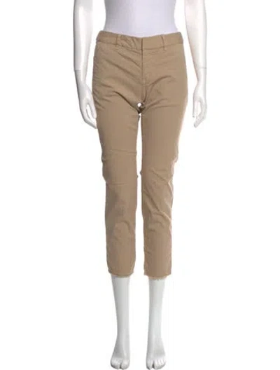 Pre-owned Nili Lotan Straight Leg Pants In Neutral