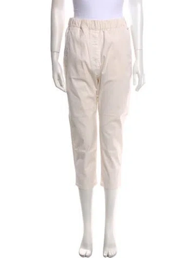 Pre-owned Nili Lotan Straight Leg Pants In Neutral
