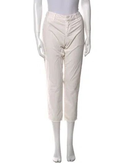 Pre-owned Nili Lotan Straight Leg Pants In Neutral