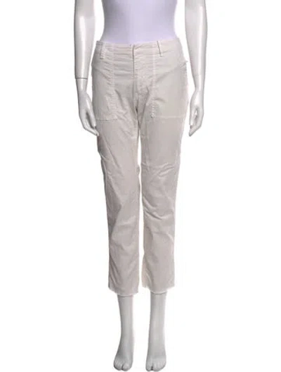 Pre-owned Nili Lotan Straight Leg Pants In Neutral