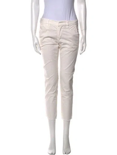 Pre-owned Nili Lotan Straight Leg Pants In Neutral