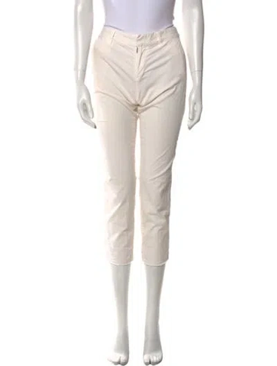 Pre-owned Nili Lotan Straight Leg Pants In Neutral