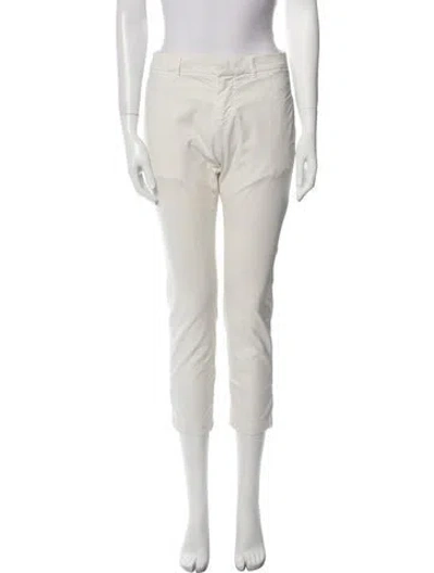 Pre-owned Nili Lotan Straight Leg Pants In Neutral