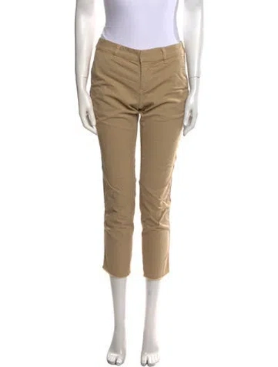 Pre-owned Nili Lotan Straight Leg Pants In Neutral