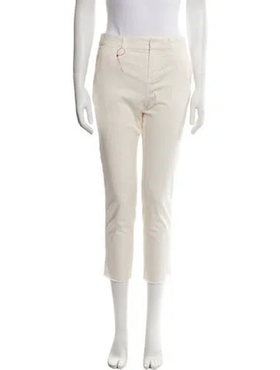 Pre-owned Nili Lotan Straight Leg Pants In Neutral