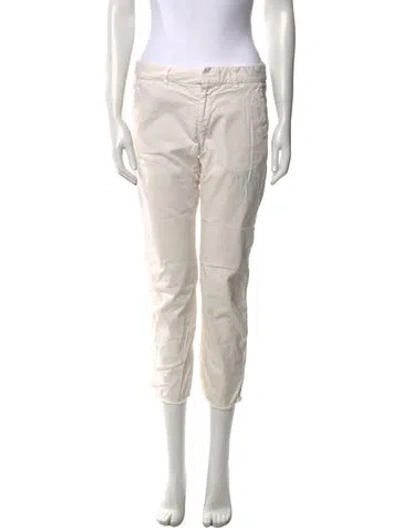 Pre-owned Nili Lotan Straight Leg Pants In Neutral