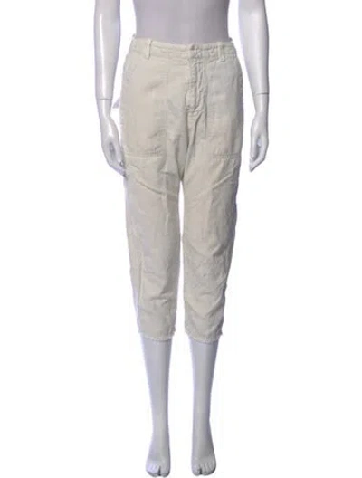 Pre-owned Nili Lotan Straight Leg Pants In Neutral