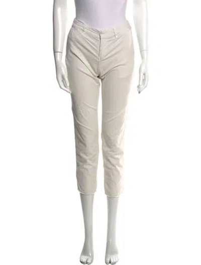 Pre-owned Nili Lotan Straight Leg Pants In Neutral