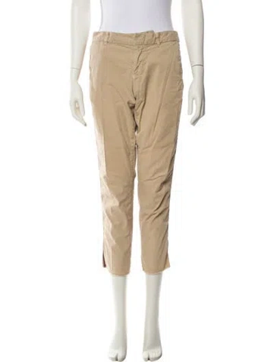 Pre-owned Nili Lotan Straight Leg Pants In Neutral