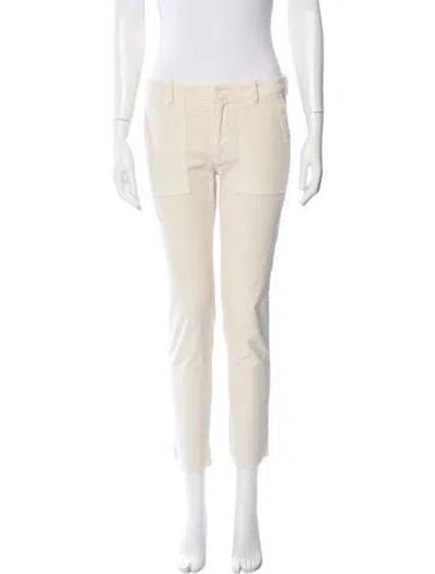 Pre-owned Nili Lotan Straight Leg Pants In Neutral