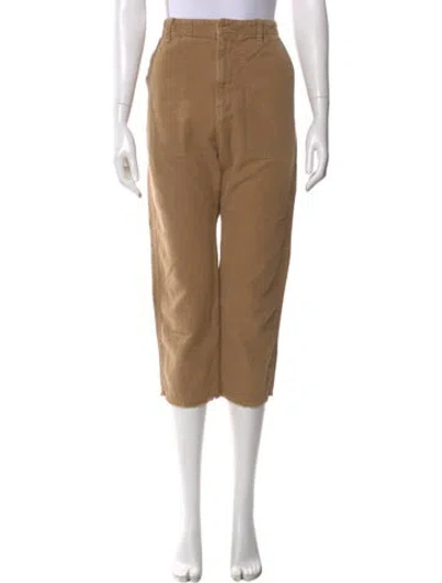 Pre-owned Nili Lotan Straight Leg Pants In Neutral