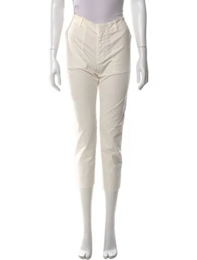 Pre-owned Nili Lotan Straight Leg Pants In Neutral