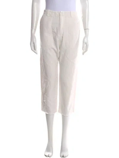 Pre-owned Nili Lotan Straight Leg Pants In Neutral