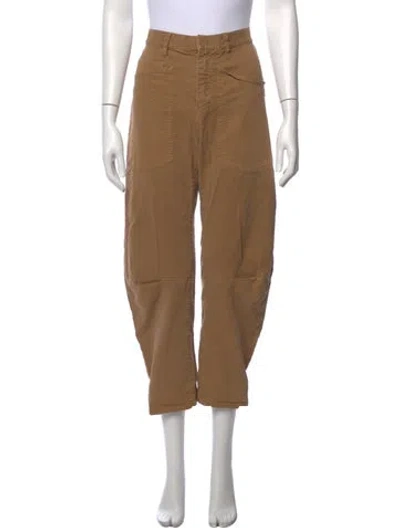Pre-owned Nili Lotan Straight Leg Pants In Neutral