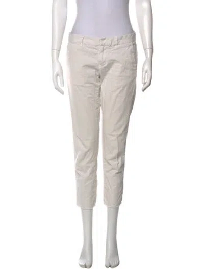 Pre-owned Nili Lotan Straight Leg Pants In Neutral