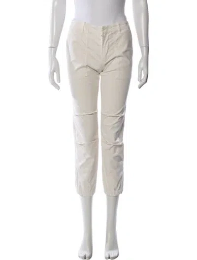 Pre-owned Nili Lotan Straight Leg Pants In Neutral