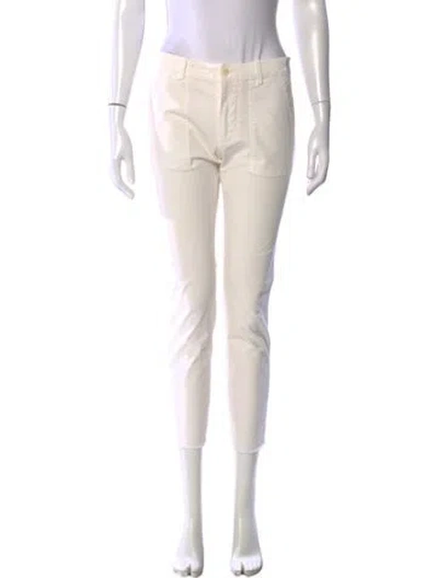 Pre-owned Nili Lotan Straight Leg Pants In Neutral