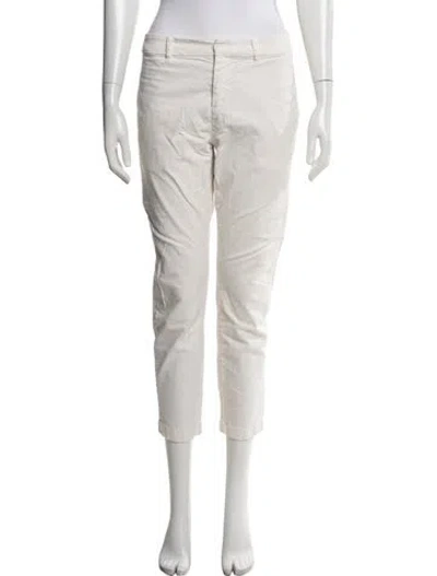 Pre-owned Nili Lotan Straight Leg Pants In Neutral