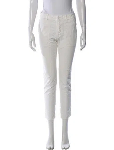 Pre-owned Nili Lotan Straight Leg Pants In Neutral
