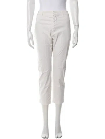 Pre-owned Nili Lotan Straight Leg Pants In Neutral
