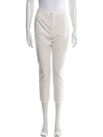 Pre-owned Nili Lotan Straight Leg Pants In Neutral