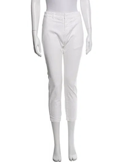 Pre-owned Nili Lotan Straight Leg Pants In Neutrals