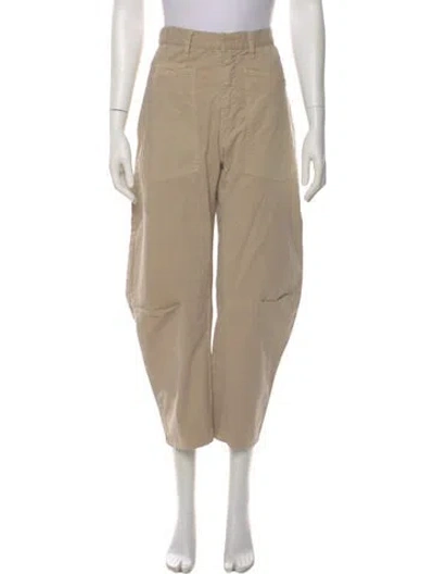 Pre-owned Nili Lotan Straight Leg Pants In Neutrals