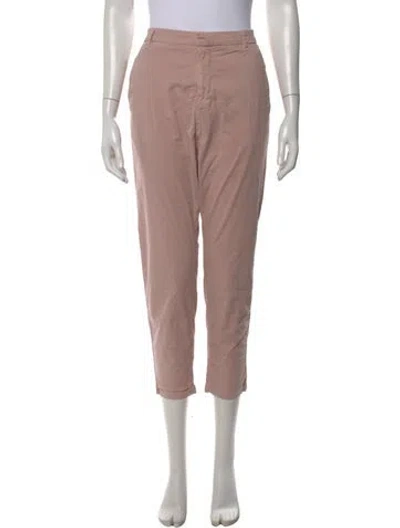 Pre-owned Nili Lotan Straight Leg Pants In Pink