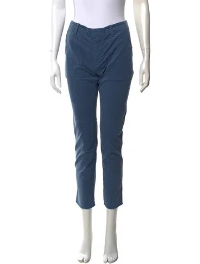 Pre-owned Nili Lotan Straight Leg Pants W/ Tags In Blue