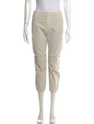 Pre-owned Nili Lotan Straight Leg Pants In White