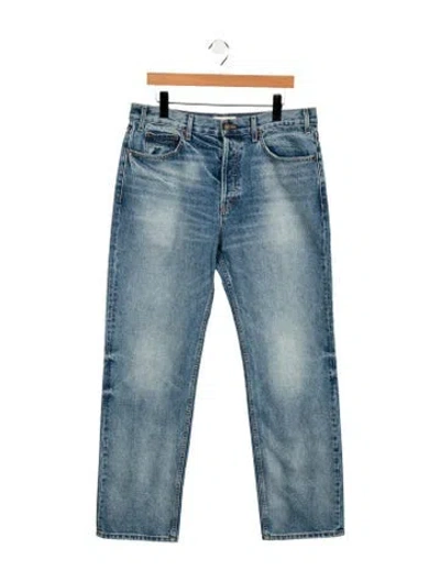 Pre-owned Nili Lotan Straight-leg Jeans In Blue