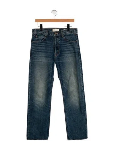 Pre-owned Nili Lotan Straight-leg Jeans In Blue