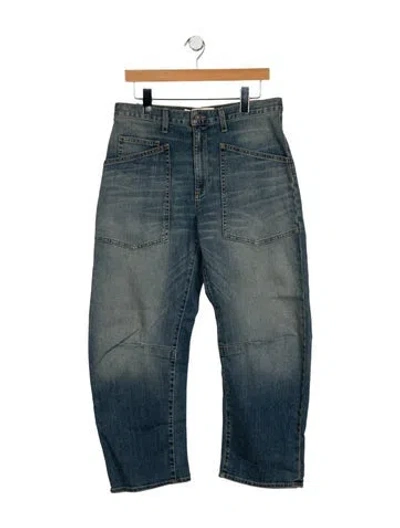 Pre-owned Nili Lotan Straight-leg Jeans W/ Tags In Blue